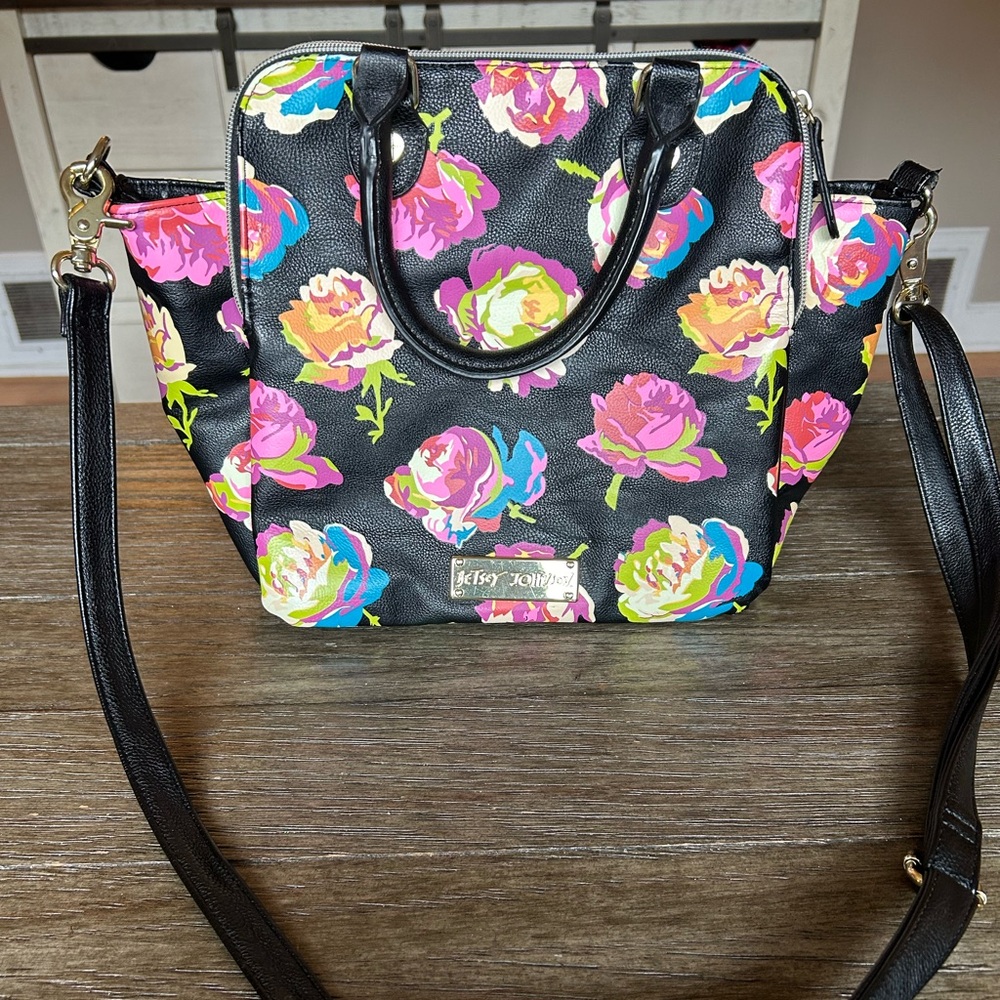 Betsey Johnson Flowered Handbag
